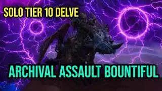 WoW The War Within | Solo Tier 10 Archival Assault Delve on Retribution Paladin