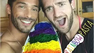Esparguete colorido , Macarr&atilde;o arco-&iacute;ris - Marcha do Orgulho LGBT - SEXY FUNNY KITCHEN ep 10