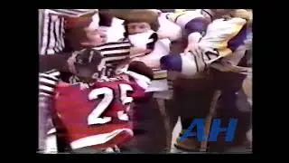 NHL Apr. 22, 1978 Buffalo Sabres v Philadelphia Flyers (melee) Rene Robert v Don Saleski