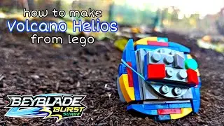 HOW TO MAKE 🔵VOLCANO HELIOS🔵 FROM LEGO | #beyblade #burst #lego #volcano #helios #volcanohelios