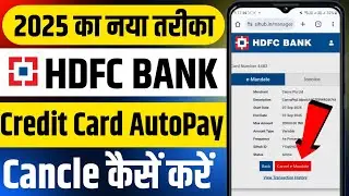 hdfc credit card autopay disable | how to cancel e mandate in hdfc credit card |hdfc autoday disable