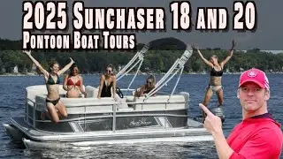 2025 Sunchaser 18 and 20 Pontoon Boats on Everyman RV