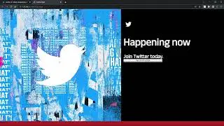 Twitter Login Page Using Html And Css