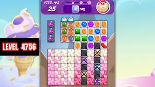 Candy Crush Saga Level 4756 (NO BOOSTERS) || 3 Stars 🌟🌟🌟