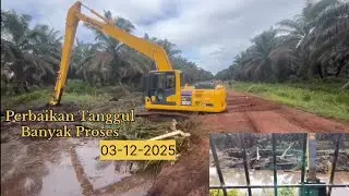 Proses Perbaikan Tanggul 03-12-2025@yusro_kalteng 