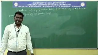 Highway Geometric Design (HGD)-Introduction and Factors Controlling HGD/5/Module 2/18CV56/Session 1