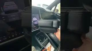 Модернизация салона автомобиля с кожаным заполнителем щелей для сидений и органайзером (подстакан...