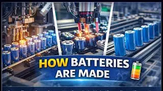 How Batteries Are Made 🔋 | Inside Battery Factory Manufacturing Process | Rawtory