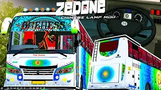 New ONENESS ZEDONE CHINESE LAMP BS6 MOD For Bussid 💥New Bus Mod For Bussid #bussidmod 