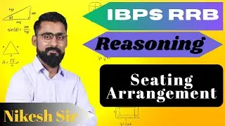 IBPS RRB 2025 Reasoning Seatinng Arrangement #bankexam2025 #rrb #reasoning