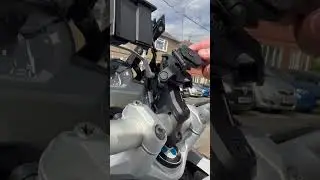 Installing a quad lock mount, dampener and case on any motorcycle