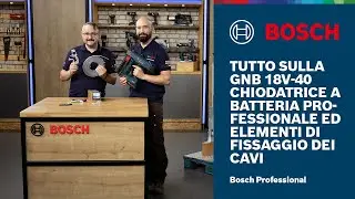 Tutto sulla GNB 18V-40 Chiodatrice a batteria professionale ed elementi di fissaggio dei cavi