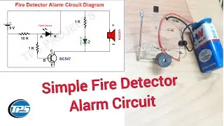 How to make a Simple Fire Detector Alarm Circuit | BC547 Project | simple Electronics Project