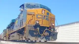 Good K5hl on ES40DC! Csx 5209 leading!( Csx 5260 trailing!) 88 cars! + Horn salute and Wave! 🌻🌸