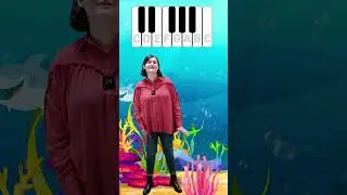 Sing & Play &ldquo;Baby Shark&rdquo; &ndash; Easy Piano for Kids  #kidsmusic #easypianoforkids