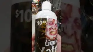 Liquid Latex Halloween Makeup @ Walmart 🎃