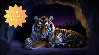 Baby Sleep Music &ndash; 1 Hour Tiger Lullaby with Soft Sleep Sounds | Sleep Little Sweet Babies