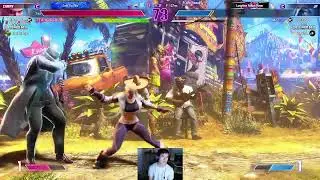 Nuckledu does block string with Cammy using just spin knuckle