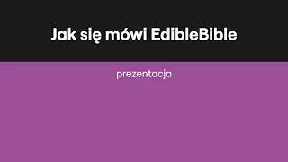 Poradnik: Jak się EdibleBible? w/ @CuteAndYarny