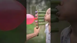 DIY Colourful Balloons with Green Bamboo Creations #Colourful #Toy #Bamboo