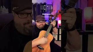 Demons by Imagine Dragons Guitar Tutorial! #shorts #guitar #youtubeshorts #music #guitarra #musica