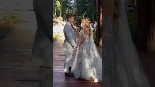 Rehearsal vs. wedding day 🤍
