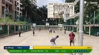 RACE vs GS Vikings Live Cricket Match | GSML 2025 Live - Ganga Satellite Court Pune