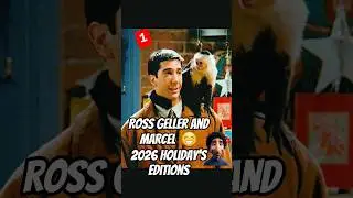 ✅️ Ross Geller&rsquo;s money Marcel, Friends sitcom, 2026 edition. Matthew Perry, Jennifer Aniston #comedy