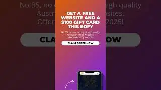 EOFY - Get a Free Website & $100 Gift Card