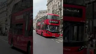 A First Bus BYD D8UR-DD ADL Enviro400EV⚡️ Near Oxford Circus, London!