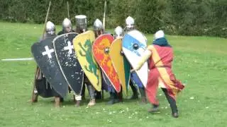 Shield Wall Strength (Normans at Arundel Castle 2015)