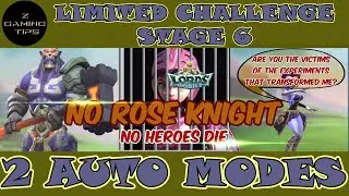 Vengeful Centaur Limited Challenge Stage 6 - Tarkus' Past  (2 Auto Modes No Rose Knight)