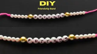 Easy Friendship Band | Friendship Band Making At Home | Handmade Friend Band 2025 | DIY Bracelets