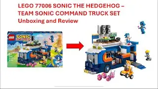 LEGO 77006 SONIC THE HEDGEHOG - TEAM SONIC COMMAND TRUCK SET Распаковка и обзор