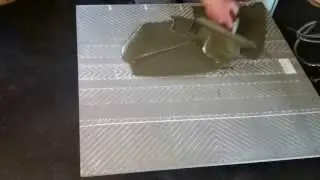 BBB -- Back Butter Buddy -- in action on 36'' x 36'' large format tile