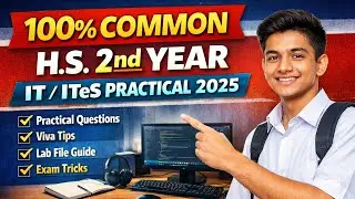 100% Common : H.S 2nd year : IT/ITeS (Practical) 