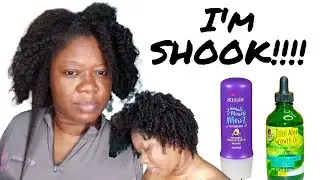 I TRIED  AUSSIE 3-MINUTE MIRACLE ,LENGTH CHECK AND WHAT I USED TO GROW MY HAIR #trinidadyoutuber.