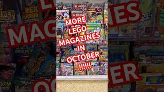 В октябре нас ждут ещё три журнала LEGO! 📚🔥