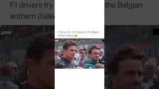 F1 drivers try not to laugh at the Belgian anthem 😂🏎️🏁 #f1memes #formula1 #f1 #formula1memes