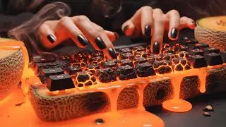 Satisfying Fruit Lava Keyboard ASMR | Molten Fruit Mechanical Keyboard Compilation | 4K Ultra HD