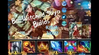 Heroes Evolved : Be-Witching Saya Builds | Full Perfect Assisting Gameplay | Cute Girl on the Stage