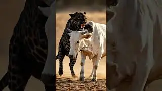 Will Cow Escape From The Black Panther? 🐄🐆❓ क्या गाय ब्लैक पैंथर से बच पाएगी?