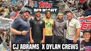 CJ Abrams & Dylan Crews Make Topps Hobby Rip Night Unforgettable at World Champion Sports Cards!
