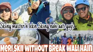 Skiing master hain lekin Skiing nahi aati🤣#vlogging#youtube#vlog#viral#skiing#kashmir#like#subscribe