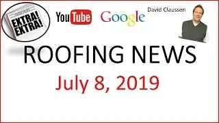 Roofer News for July 8 😎  IKO, Versico, Roofing Sales and Much More!😎