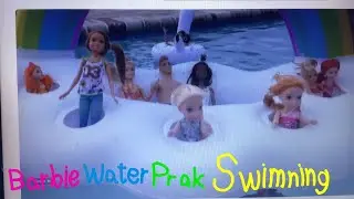 Barbie Water Park Swimming Pool Anna & Elsa Aqua Park Community Lot Fun Splash NARNIA Narita