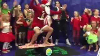 INDO BOARD | Hunter Joslin, Emcee at Surfing Santa Event - Cocoa Beach, Florida