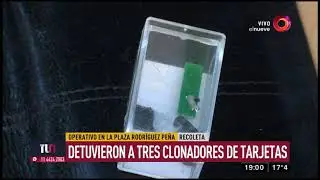 Detuvieron a tres clonadores de tarjetas