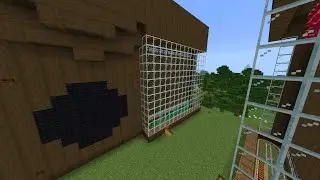 Adding a warped vine farm to the farm hallway in my survival world | Minecraft