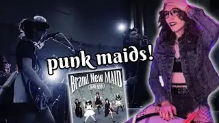 Goth Girl Drummer hears BAND-MAID for the first time!